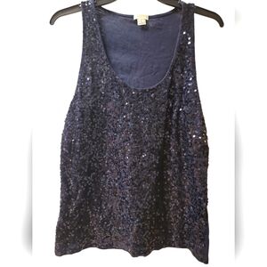 J. Crew Factory Sequined Tank